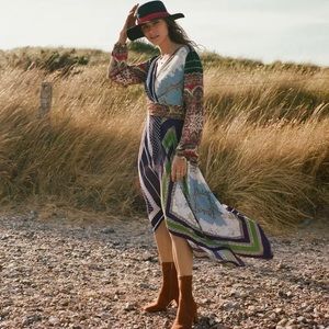 NWOT Anthropologie Istanbul Scarf Dress Boho $198✨
